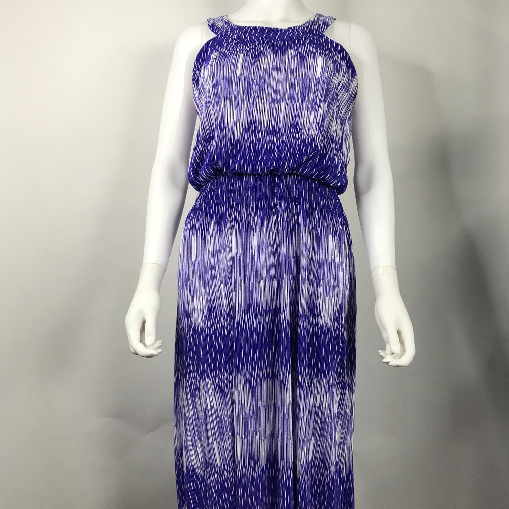 Chico's Blue White Maxi Dress